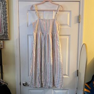 Torrid Pastel Striped Midi Dress